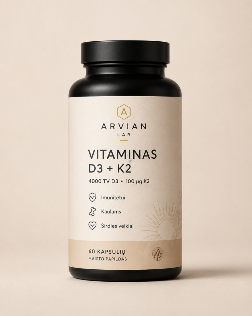 Vitaminas D3+K2